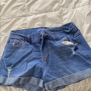 old navy jean shorts